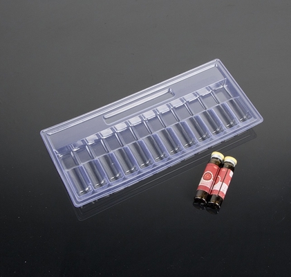 Customized PET Ampoule Tray 1ml~10ml PET Ampoule Water Injection Tray