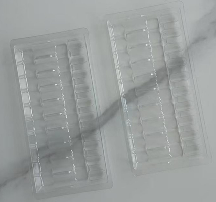 10 Ml 10 Pieces Of Oral Liquid Porcelain White Tray Manufacturers Supply Oral Liquid Inner Tray Transparent Blister Plastic Inner Tray