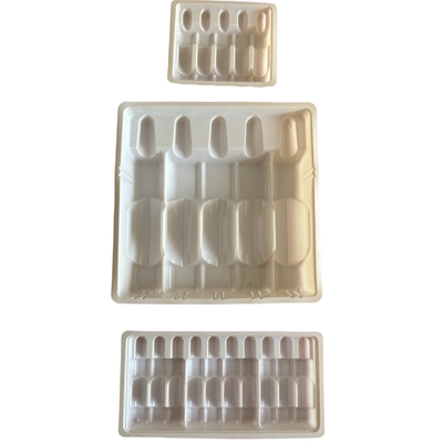 Customized Wholesale Drug Ampoule Trays 1ml 2ml 5ml 10m Water Injection PET Ampoule Trays