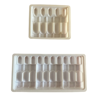 Customized Drug Ampoule Tray 1ml 2ml 5ml 10m Water Injection PET Ampoule Tray Wholesale Customization