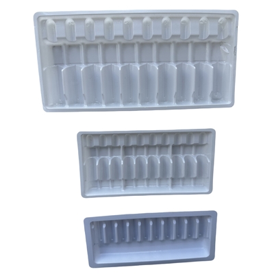 Customized Drug Ampoule Tray 1ml 2ml 5ml 10m Water Injection PET Ampoule Tray Wholesale Customization