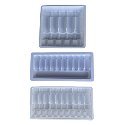 Pharmaceutical PET Ampoule Tray Customization 1ml 2ml 5ml 10m Water Injection PET Ampoule Tray Wholesale Customization