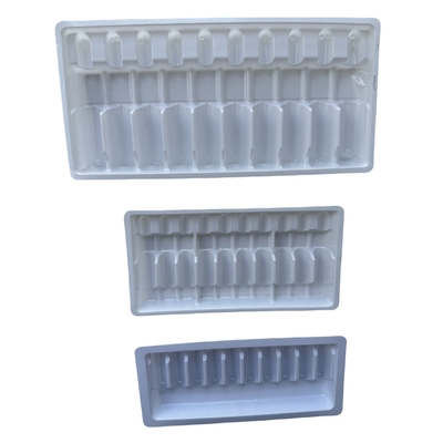 Pharmaceutical PET Ampoule Tray Customization 1ml 2ml 5ml 10m Water Injection PET Ampoule Tray Wholesale Customization