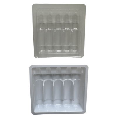 PET Polyethylene Terephthalate Ampoule Tray Customization Wholesale 1ml 2ml 5ml 10ml Water Injection Ampoule Tray Customization