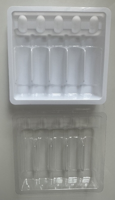 PET Polyethylene Terephthalate Ampoule Tray Customized Wholesale 1ml 2ml 5ml 10ml Water Injection Ampoule Tray Customized Packaging
