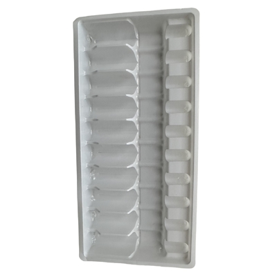 PET Polyethylene Terephthalate Ampoule Tray Customized Wholesale 1ml 2ml 5ml 10ml Water Injection Ampoule Tray Customized Packaging