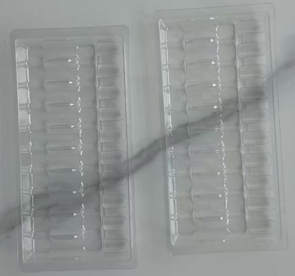 Water-light Needle Glass Bottle Blister Packaging Xieling Bottle Plastic Inside Lyophilized Powder Injection Tray Oral Liquid Ampoule