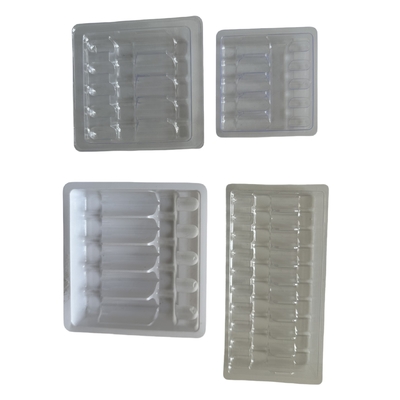 1ml 2ml 5ml 10ml PET Ampoule Tray Water Injection Ampoule Packaging Tray Customization