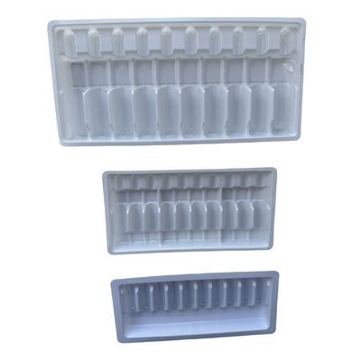 1ml 2ml 5ml 10ml PET Ampoule Tray Water Injection Ampoule Packaging Tray Customization