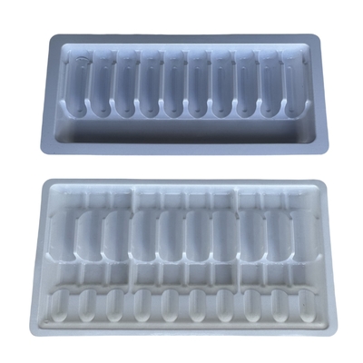 1ml 2ml 5ml 10ml PET Ampoule Tray Water Injection Ampoule Packaging Tray Customization