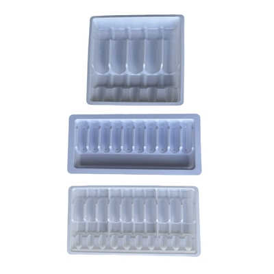1ml 2ml 5ml 10ml PET Ampoule Tray Water Injection Ampoule Packaging Tray Customization