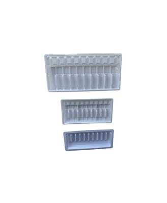 Blister Tray Packaging For Water Injection 1ml 2ml 5ml 10ml PET Ampoule Tray Customization