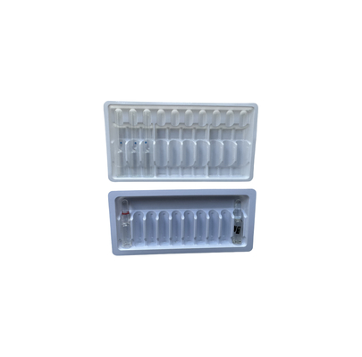 Blister Tray Packaging For Medicine Water Injection 1ml 2ml 5ml 10ml PET Ampoule Tray Customization
