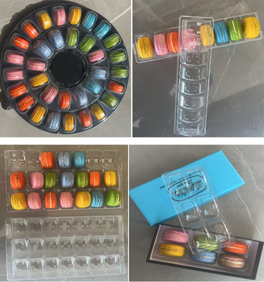 Super WOW 10 Tier Macaron Blister Tower Stand Packaging With Acrylic