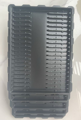 Customized PS Blister Packaging Anti-Static Trays , Conductive Plastic PCBA Anti-Static Stacked Trays And Turnover Discs