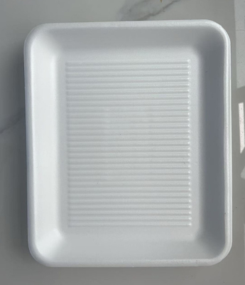 EPS Square Fresh Food Trays Single-Compartment Modified Atmosphere Boxes Fresh Food Trays