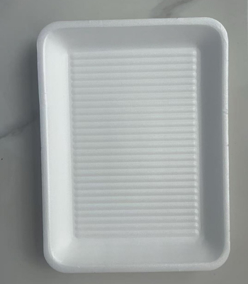 Disposable Black Plastic Pallets For Fresh Produce In Supermarkets Food-Grade Rectangular Disposable Plates For Vegetables And Fruits