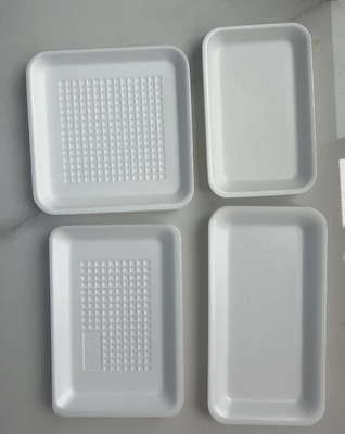 EPS Square Fresh Food Trays Single-Compartment Modified Atmosphere Boxes Fresh Food Trays