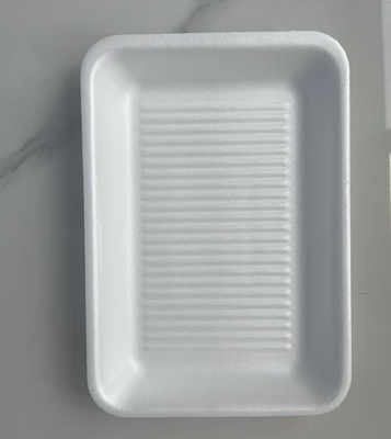 Disposable Black Plastic Pallets For Fresh Produce In Supermarkets Food-Grade Rectangular Disposable Plates For Vegetables And Fruits