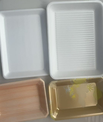 Wholesale White Disposable Fresh Fruit Trays Thickened Commercial Supermarket Pork And Vegetable EPS Blister Packaging Boxes