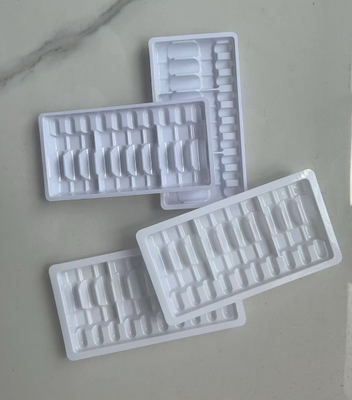 Customized production of 2-milliliter 10-dose vial plastic trays (PET trays), ampule bottle trays. Welcome to inquire.