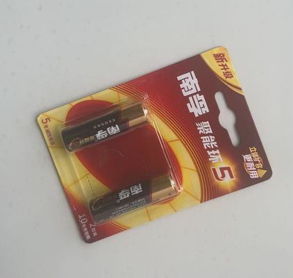 Customized Size Durable Clear Plastic Blister Packaging for Battery and Golf Ball Packing