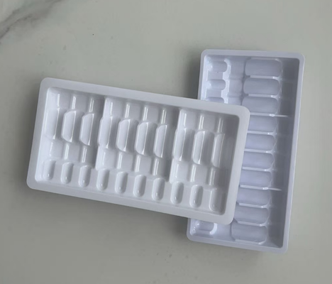Custom 1ml Ampoule Packaging Tray - Cardboard Embossed - 14.3x7.3cm
