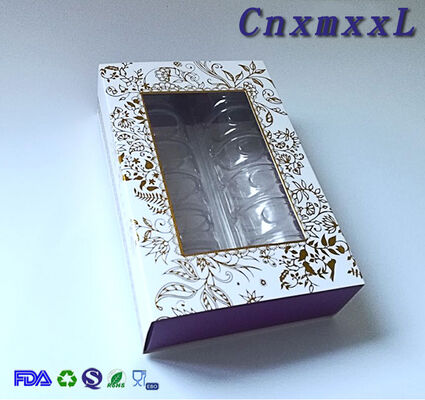 Disposable PET Box with Heat Sealing and Custom Design for Chocolate, Fruit, and Cake Packaging - Recyclable
