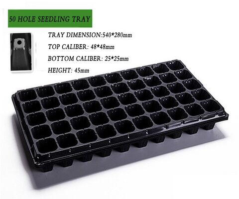 200-cell Plastic Seedling Tray - 2mm Thick and Aging Resistant for Durable Plant Growth