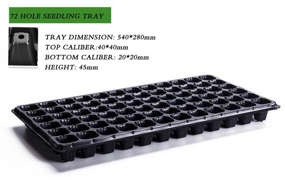 2mm Thick 200-Cell Plastic Seedling Tray - Aging Resistant and Durable for Forest Trees