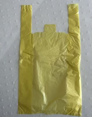 Recyclable HDPE Shopping Bags with High Impact Resistance and Customized Logo for Supermarkets