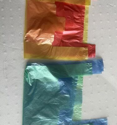 Customized Recyclable HDPE Supermarket Shopping Bags with High Impact Resistance