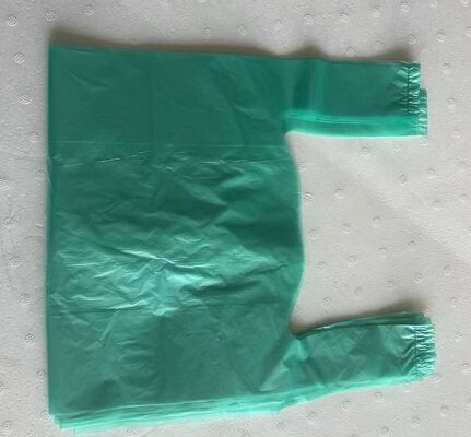 Customized Logo HDPE Shopping Bags with High Impact Resistance and Recyclable for Supermarkets