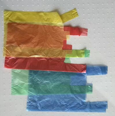 Customized Recyclable HDPE Plastic Tote Bag with High Impact Resistance for Supermarket Shopping