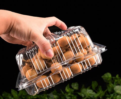 Customizable Recyclable PET Blister Packaging with Heat Sealing for Small Tomato and Grape Packaging
