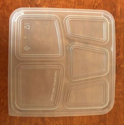 Fast food boxes, disposable fast food boxes, PP fast food boxes, 5-piece fast food boxes