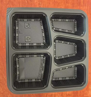 Fast food boxes, disposable fast food boxes, PP fast food boxes, 5-piece fast food boxes