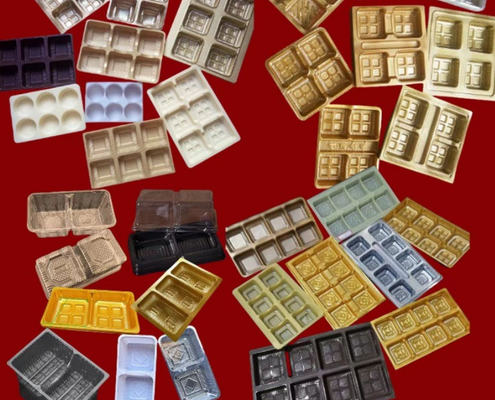 Disposable PET Box with Heat Sealing and Custom Design for Chocolate, Fruit, and Cake Packaging - Recyclable