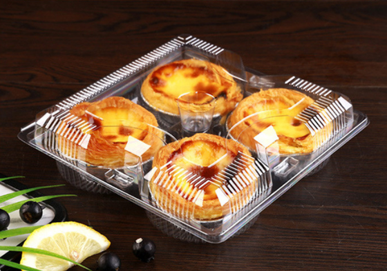 Eco-Friendly Transparent Macaron Packaging Box with Custom Printing for Gift and Food Display