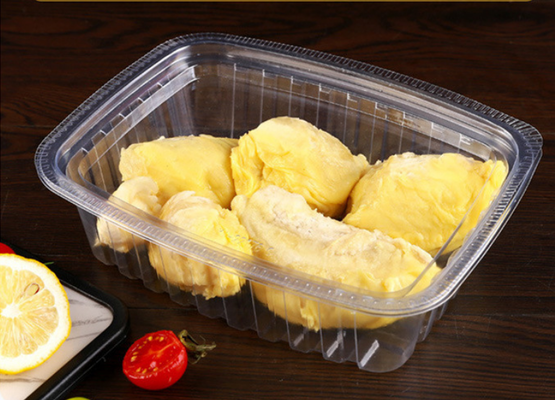 Customizable Design Recyclable PET Heat Sealing Macaron Packaging and Disposable Cake Box