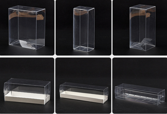 Customized PVC packaging box for coffee box, transparent plastic PET color box, probiotic PP matte gift box, custom logo