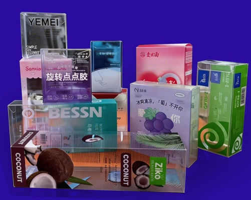 PVC packaging box - available in stock - daily necessities - PET transparent box - toy box - PP matte box - color-printed logo - probiotic gel