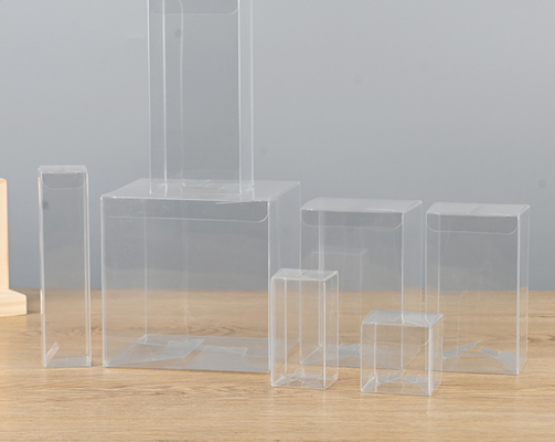 Plastic square box - transparent PVC cosmetic product packaging box customization - PET display stationery box customization - PVC box