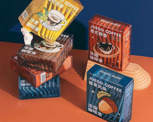 Plastic PVC boxes for solid beverages, PET transparent boxes for pet snacks, PVC packaging boxes with color-printed hooks.