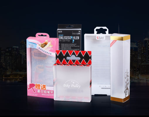 PVC transparent packaging box, PET plastic box, large-sized frosted flat thin rectangular box, square small box. Customizable.