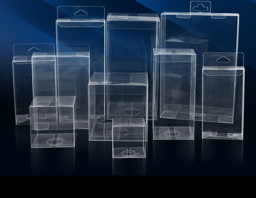PVC packaging boxes, blank folded plastic boxes, wholesale of general-purpose PET rectangular high-transparency plastic boxes, plastic boxes