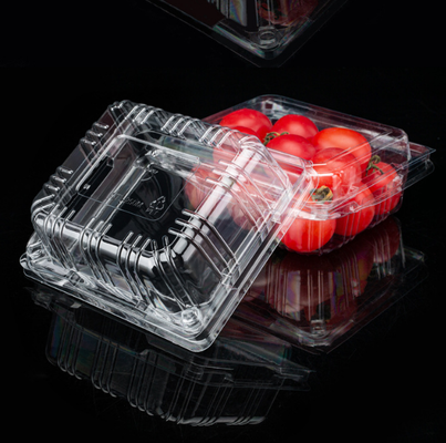 Food-grade transparent PET supermarket consumables - Plastic fresh produce trays - Inner packaging tray for disposable vacuum-formed plastic trays