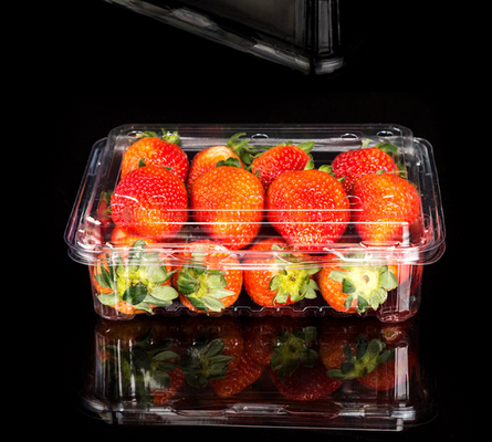 Food-grade transparent PET supermarket consumables - Plastic fresh produce trays - Inner packaging tray for disposable vacuum-formed plastic trays