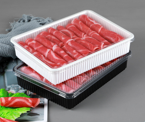 non‑toxic plastic box  clear thermoformed container odor‑free food container  PET blister punnet  see‑through plastic housing  food contact approved plastic