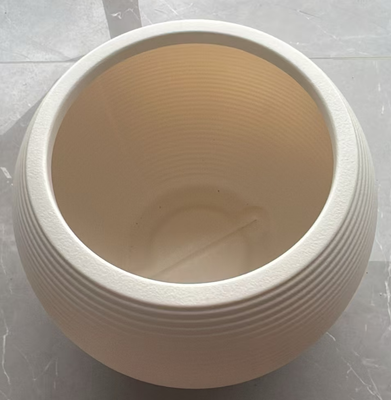 HDPE Round Green Ivy Flower Pot with Thickened Imitation Ceramic Design and Multiple Sizes